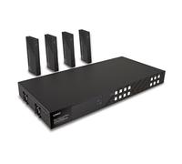 Lindy 38345 - Matrice 4x4 HDMI 4K60 Cat.6 con extender HDBaseT, 150 m