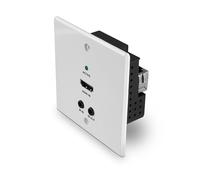 Lindy 38348 Extender da parete standard EU HDBaseT Cat.6 HDMI, IR & RS-232 70...