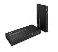 Lindy 38349 moltiplicatore AV Trasmettitore e ricevitore AV Nero (70m Cat.6 HDMI