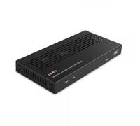 Lindy 38396 moltiplicatore AV Trasmettitore AV Nero (4K30 HDMI & USB over IP - S