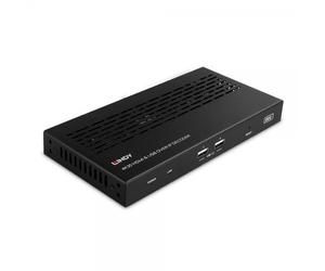 Lindy 38397 moltiplicatore AV Ricevitore AV Nero (4K30 HDMI & USB over IP - Syst