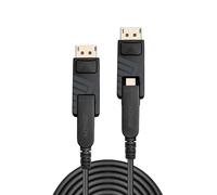 Cavo DisplayPort 1.4 in Fibra Ottica ibrido, 100m
