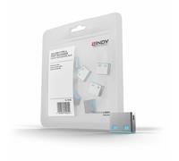 Lindy 40462 Serrature addizionali per porte USB Blu