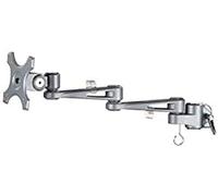 Lindy 40696 Braccio per Monitor Modulare Lungo, Argento