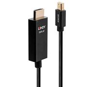 LINDY 40923 - Mini DP 1.2 su connettore HDMI A, 3,0 m, attivo, HDR, 4K/60 Hz,