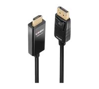 LINDY - Cavo Active DisplayPort a HDMI con HDR, 1 m