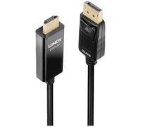 LINDY 40926 Cavo Spina DisplayPort, Spina HDMI-A 2.00 m Nero Cavo Displayport