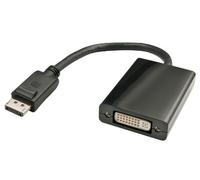 Lindy 41011 Adattatore DisplayPort/DVI-D, AMD Eyefinity, Nero