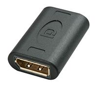Lindy 41020 Doppia Femmina DisplayPort, Nero