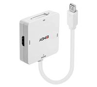 Lindy 41035 cavo e adattatore video 0,2 m Bianco