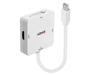 Lindy 41035 Adattatore Mini DisplayPort 1.2 a HDMI 4K30/DVI/VGA