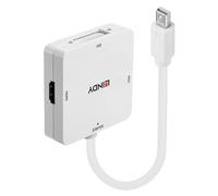 Lindy 41035 Adattatore Mini DisplayPort 1.2 a HDMI 4K30/DVI/VGA mDP 1.2 to HDMI,