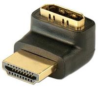 Lindy 41086 Adattatore Mini HDMI Tipo A 19 poli M/F a 90 gradi "Sù"