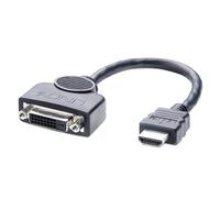 Lindy Cavo adattatore HDMI/DVI‑D 41227 0,2 m M/F Nero