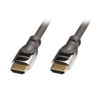 Lindy 41405 Cavo HDMI, Standard 4K, 3D, con Ethernet, Cromo, 7.5 mt, Grigio