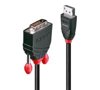 Lindy 41490 cavo e adattatore video 1 m DVI-D DisplayPort Nero