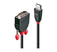 Lindy 41492 cavo e adattatore video 3 m DVI-D DisplayPort Nero