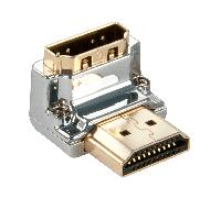 Lindy Adattatore HDMI CROMO® Tipo A M/F a 90 gradi Giù