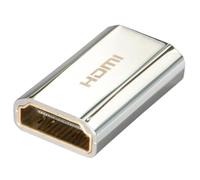 Lindy 41509 adattatore per inversione del genere dei cavi HDMI Type A [Standard] HDMI tipo A [Standard] Metallico (CROMO HDMI F NEW
