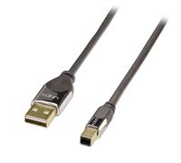 Lindy 41583 - Cavo USB 2.0 Tipo A/B CROMO - 3m
