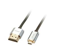 Lindy 41682 Cavo Slim HDMI High Speed A/D CROMO®, 2m