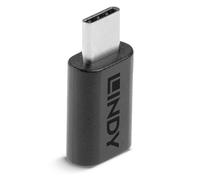 Lindy 41893 adattatore per inversione del genere dei cavi USB 3.2 Type C Nero (USB 3.2 Type C to C Adapter - Warranty: 120M) NEW
