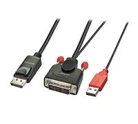 Lindy 41979 Cavo DVI-D a DisplayPort Attivo, 5m