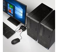 Lindy 42340 switch per keyboard-video-mouse (kvm) Nero