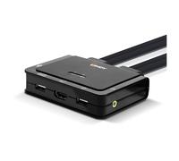 Lindy 42345 switch per keyboard-video-mouse (kvm) Montaggio rack Nero (42345)