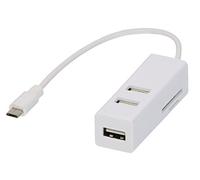 Lindy 42626 - Hub USB 2.0 OTG Micro-B & Card reader Micro SD e SD full size