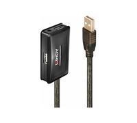 Lindy 42635 USB 2.0 USB 2.0 480 Mbit/s Grigio 28/24 10 m Prolunga Attiva USB 2.0