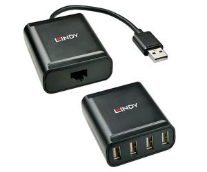 Lindy 42679 hub e concentratore USB 2.0 Nero - Nouvo