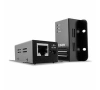 Lindy 42680 moltiplicatore di rete Ricevitore e trasmettitore di rete Nero