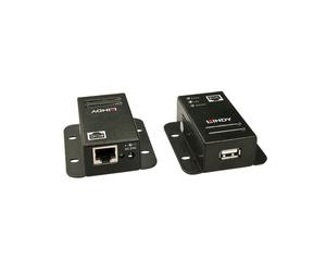 Lindy 42680 moltiplicatore di rete Ricevitore e trasmettitore di rete Nero