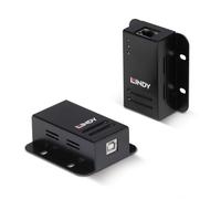 LINDY 42680 USB 2.0 CAT.5/6 Extender With Power Over CAT.5/6 - Black, 50m