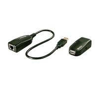 Lindy 42693 Extender USB 2.0 Cat 5, 50 m, 1 Porta, Nero