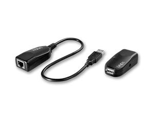 Lindy 42693 moltiplicatore di rete Ricevitore e trasmettitore di rete Nero