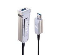 Lindy 42701 Cavo USB 3.0 Ibrido in Fibra Ottica, 50m