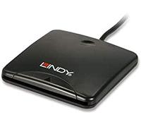 Lindy 42768 lettore di carte magnetiche USB Nero