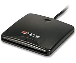Lindy 42768 Lettore USB per Smart Card, Nero