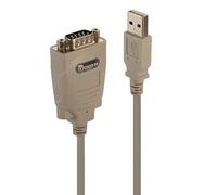 Lindy Convertitore USB 42844, da connettore A a RS-422, USB 1.1, 1 m, Bianco