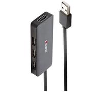 LINDY - 42986 hub di interfaccia USB 2.0 480 Mbit /s Nero