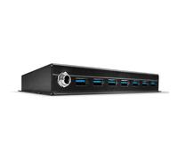 Lindy 43128 hub di interfaccia 5000 Mbit/s Nero