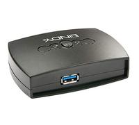LINDY 43141 - Switch USB 3.0 2 porte - 2 computer / 1 periferica, interfacce SuperSpeed USB 3.0