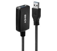 Lindy 43155 cavo USB 5 m USB 3.2 Gen 1 (3.1 Gen 1) USB A Nero