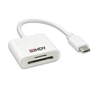 Lindy 43185 lettore di schede Bianco USB 3.0 (3.1 Gen 1) Type-C