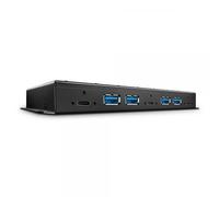 Lindy 43275 hub di interfaccia USB 3.2 Gen 2 [3.1 Gen 2] Type-A 10000 Mbit/s Ner