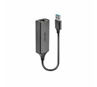 Adattatore Ethernet USB 3.2 Gen 1 Realtek RTL8153 Gigabit 5000 Mbit/s Argento