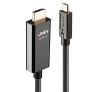 LINDY 43315 - Cavo adattatore, USB-C > HDMI, 4K 60 Hz, HDR, 5,0 m.