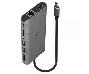 Lindy 43323 replicatore di porte e docking station per laptop Cablato USB 3.2 Ge